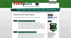 Desktop Screenshot of fanport-muenster.de